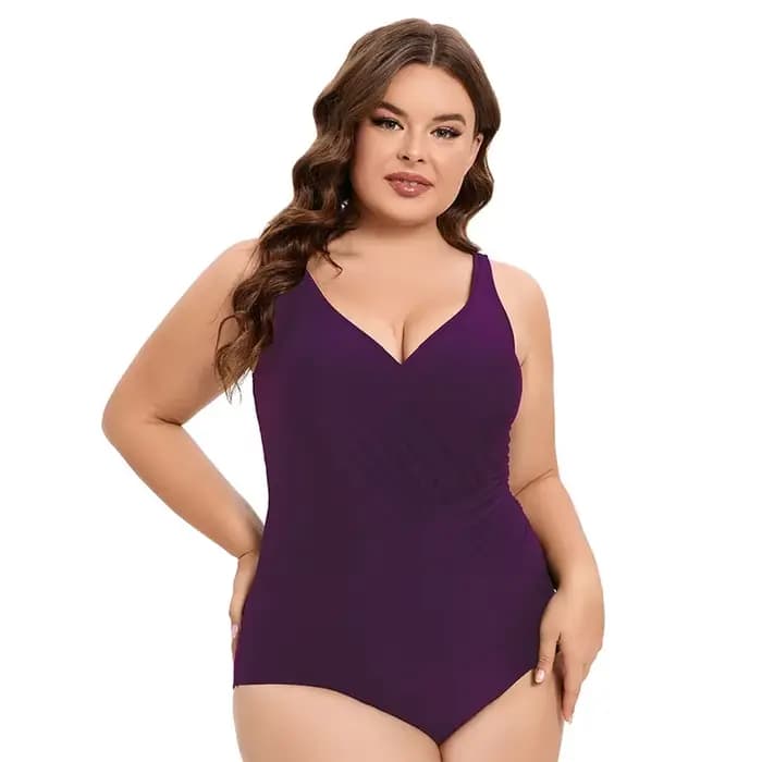 Bikini imprimé grande taille pour femme, maillot de bain une pièce, baigneur, maillots de bain, grande taille, XL- 5XL
