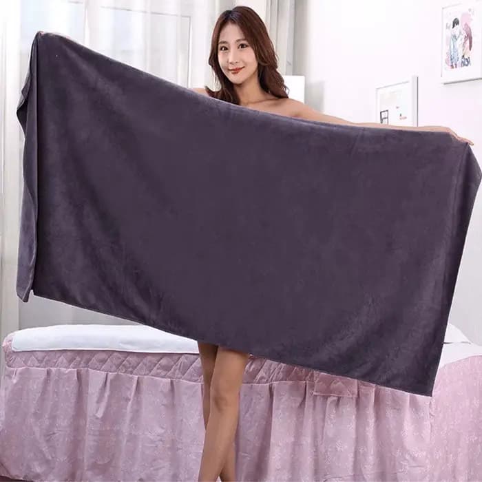 Serviette de bain de luxe 100x200cm, super absorbante et à séchage rapide, très grande serviette de bain d'hôtel super douce pour porter une serviette de bain