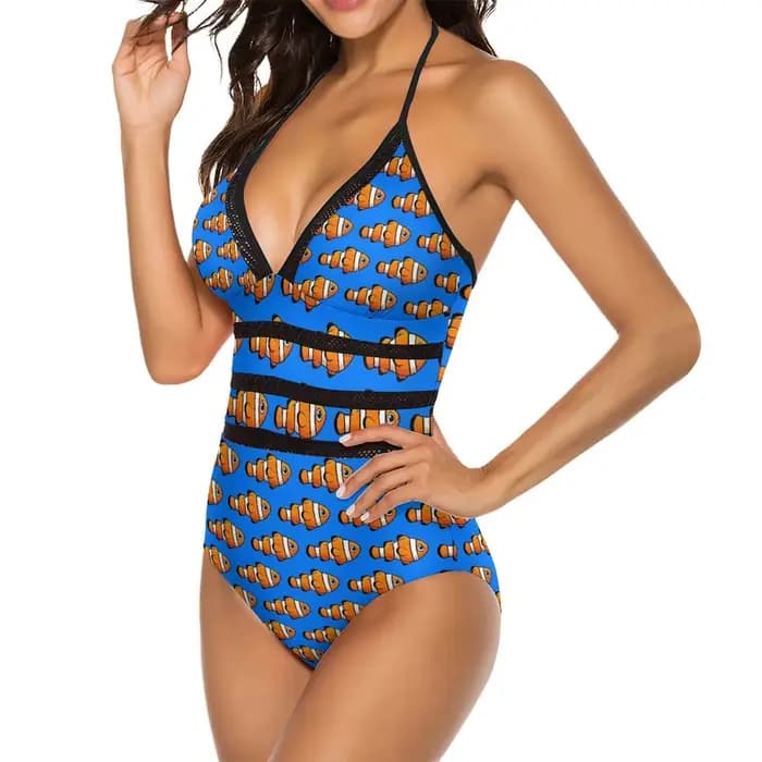 Maillot de bain imprimé poisson de mer
