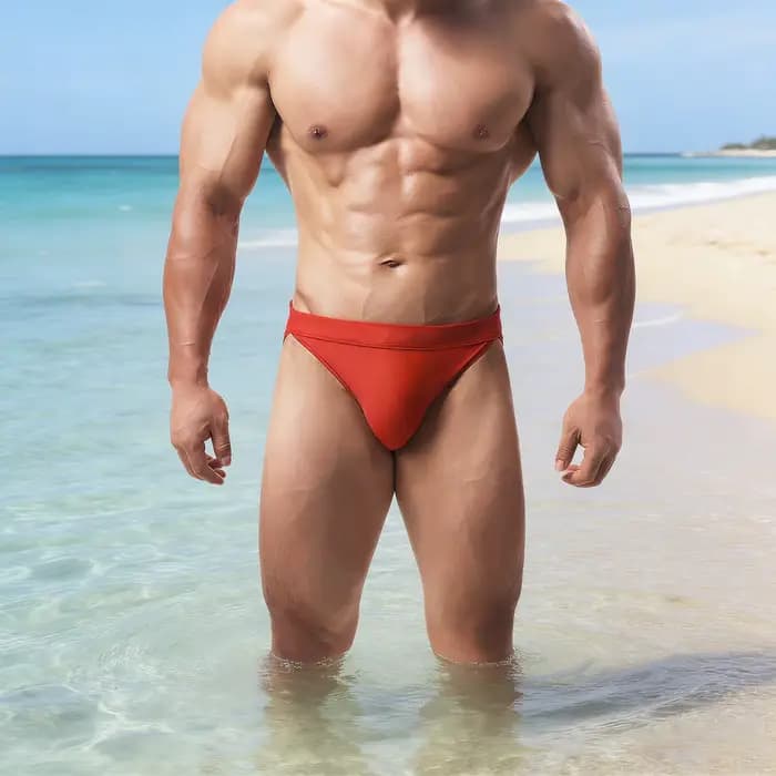 Maillot de bain bikini pour homme, short de bain sexy, slip de bain, sunga masculinas, maillot de bain classique, short de plage