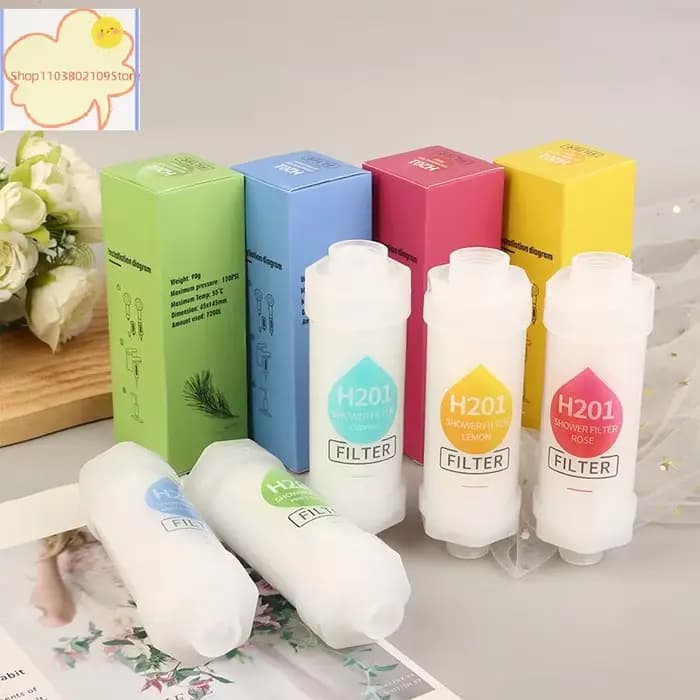 [YH] Filtre de Douche Parfumé pour Étudiants, Purificateur d'Eau Domestique, Élimination du Chlore, Soin de la Peau, pour Dortoirs et Locations