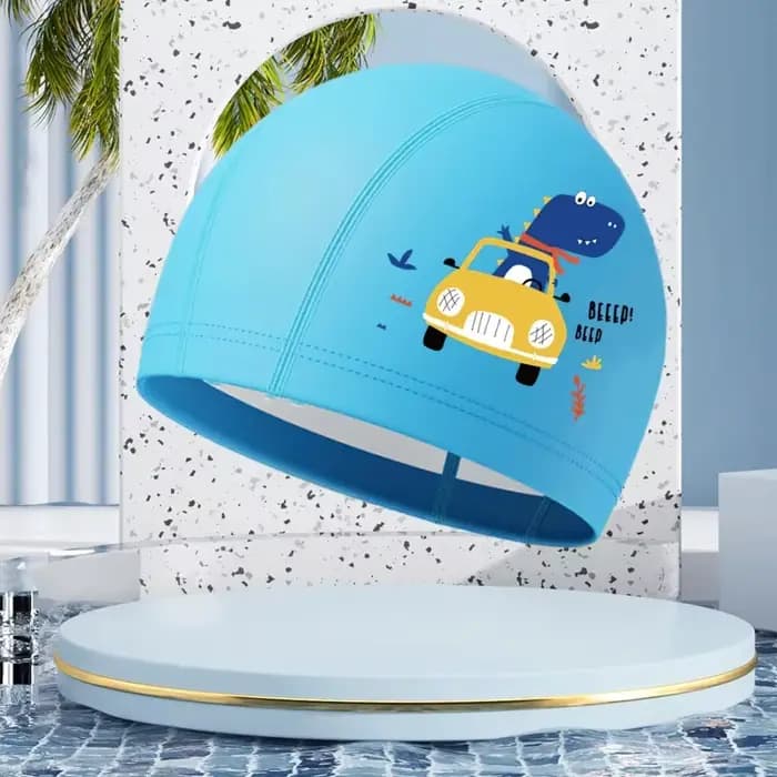 Bonnet de bain dessin animé pour enfants
