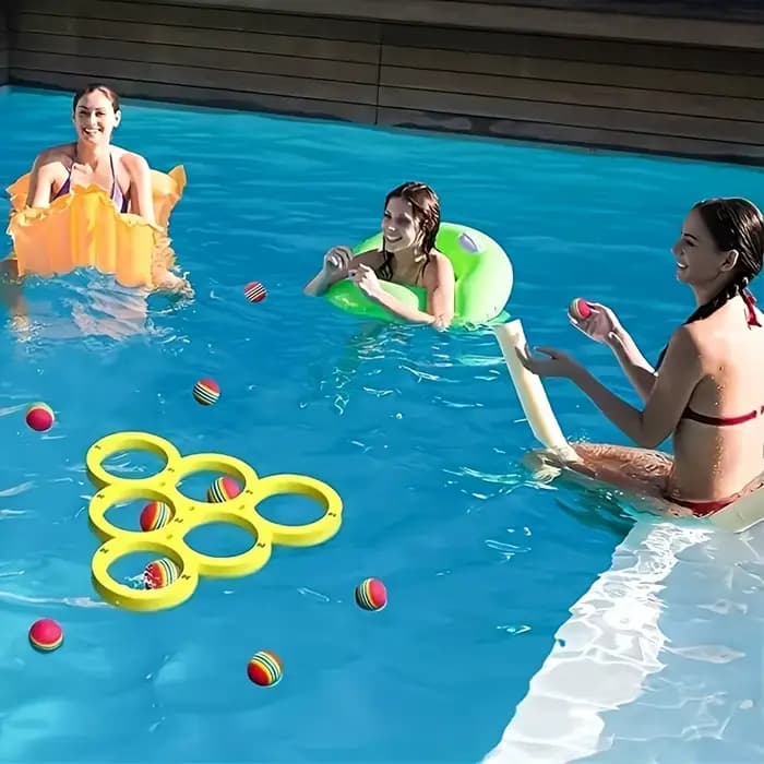 Ensemble de jeu de lancer de piscine