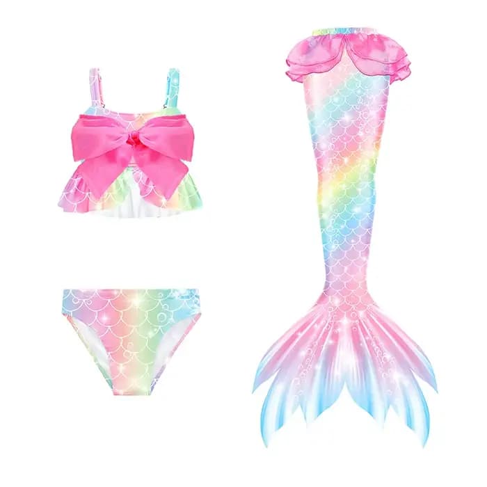 Queue de sirène pour maillot de bain, costume de la Petite Sirène, vêtements de plage et de piscine, maillot de bain pour sources chaudes et Halloween