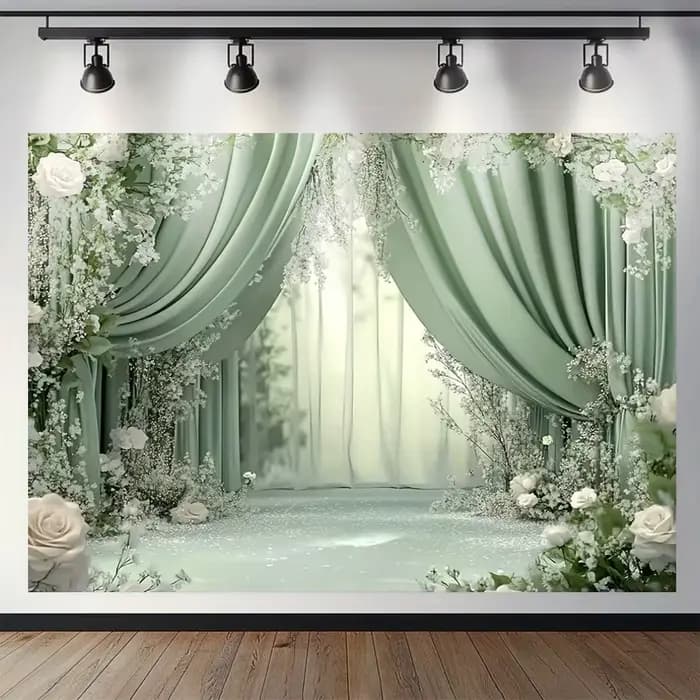 Arche florale pour photographie de mariage, toile de fond pour douche nuptiale, accessoires de portrait, rose, papillon, colonne romaine, accessoires photo de studio