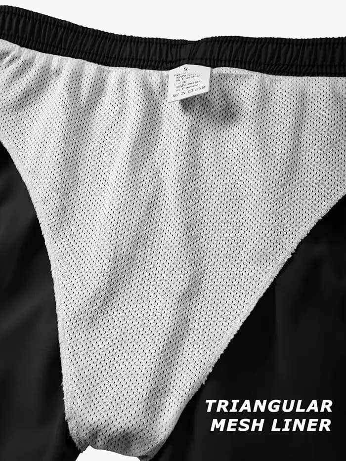 Short de bain pour homme avec motif requin