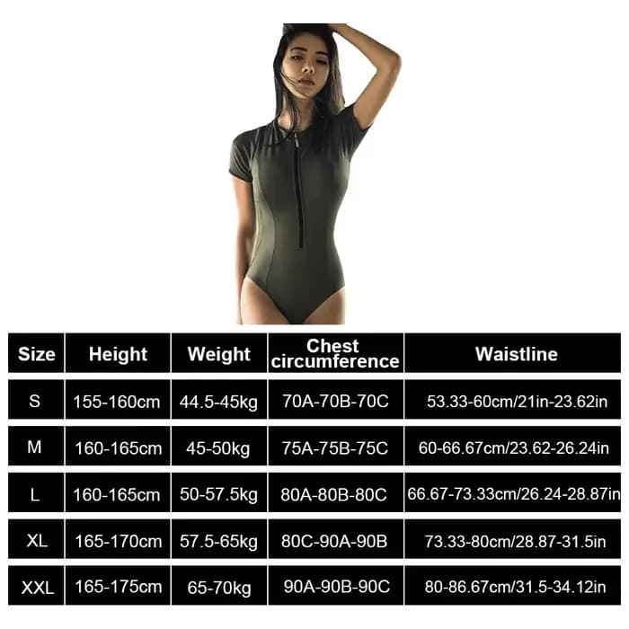 Maillots de bain femme Rashguard taille haute manches courtes haut court