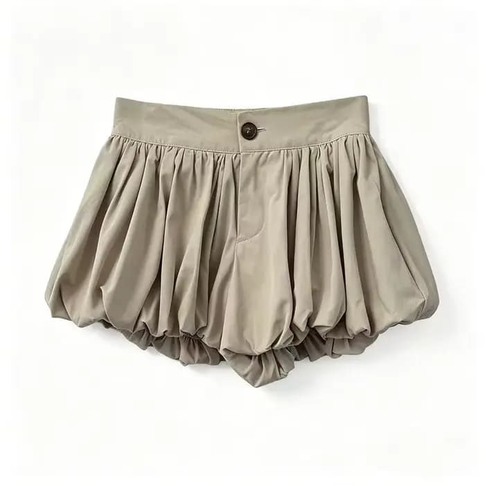 Shorts pour femmes Y2k Vintage Années 2000, Mini-short jupe noir classique à jambe large, style bouffant, Shorts d'été pour femmes