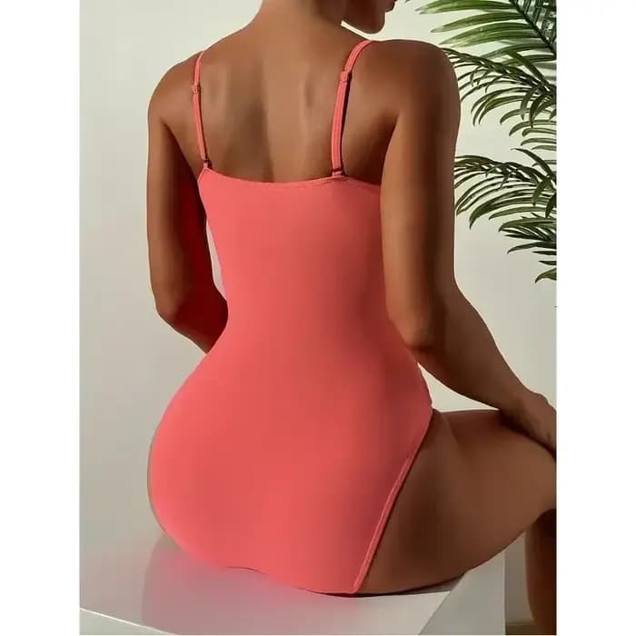 Maillot de bain une pièce sexy push-up plissé uni pour femme 2026 – Nouvelle collection Maio Feminino Praia Banadores Mujer