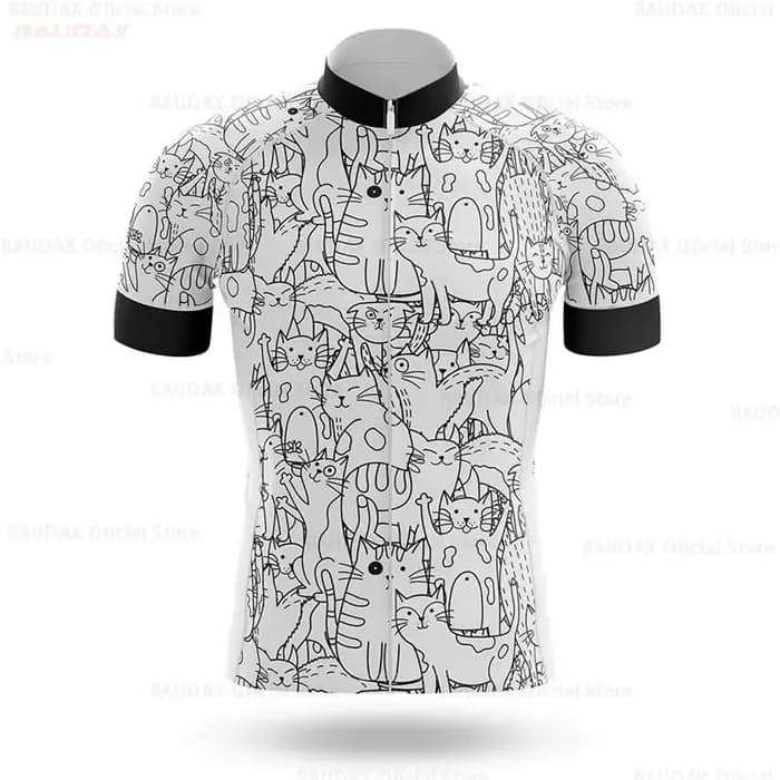 Maillot de cyclisme pour hommes, haut de vélo CAT, chemise de vélo vtt, vêtements d'équitation sur route de montagne, manches courtes, été, 2023