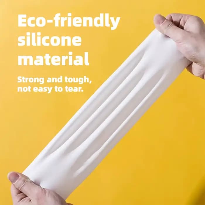 Bonnet de bain en silicone élastique avec protection des oreilles
