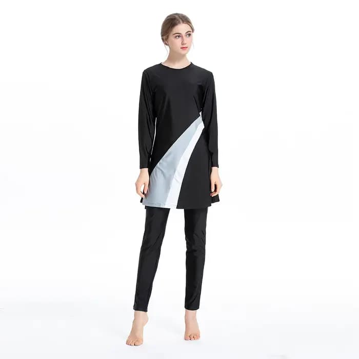 Maillot de bain 3 pièces imprimé pour femme