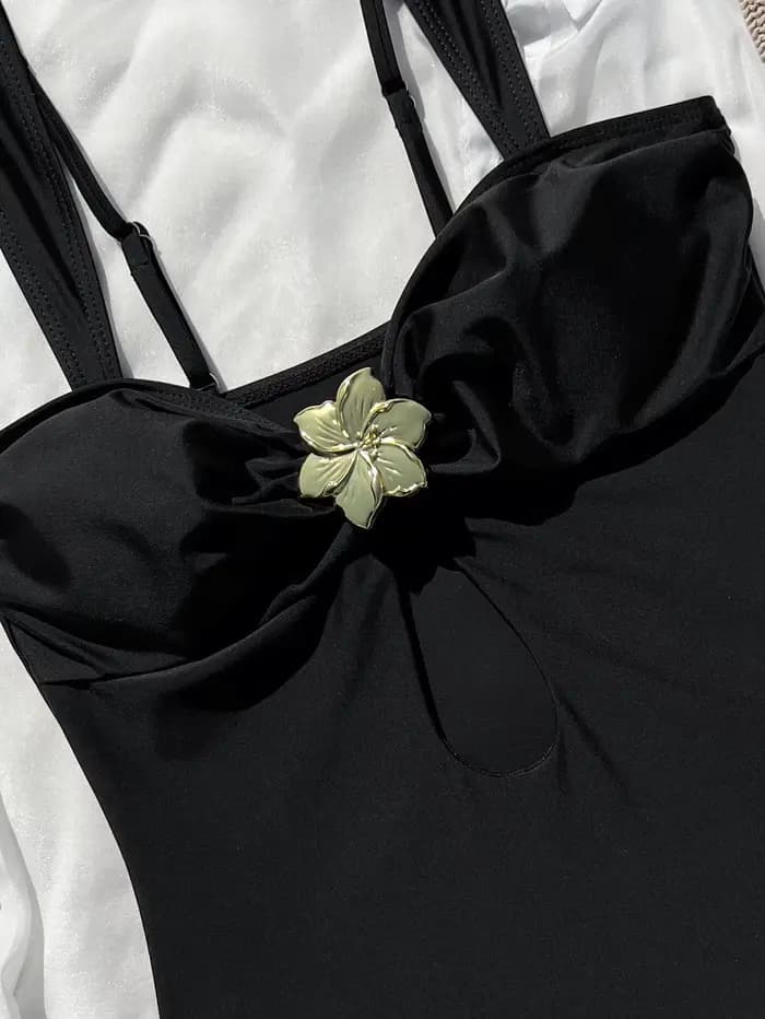 Femmes une pièce maillot de bain noir Sexy Bikini