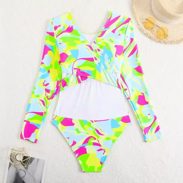Maillot de bain une pièce à manches longues 2026