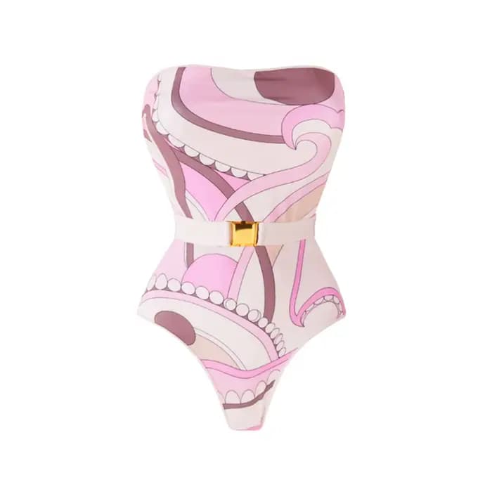 Bandeau 2 pièces imprimé pour femme