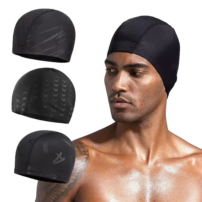 Bonnet de bain en Nylon pour hommes et femmes