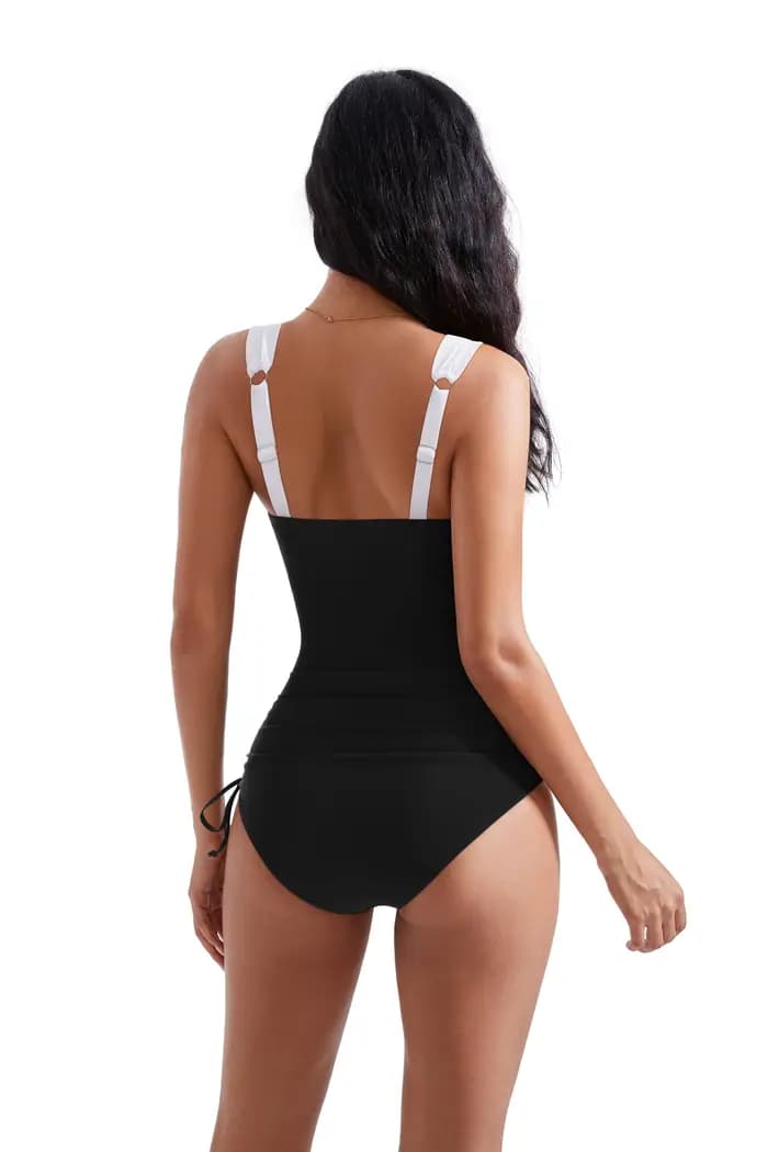 Maillot de bain une pièce sexy d'été grande taille push-up pour femme