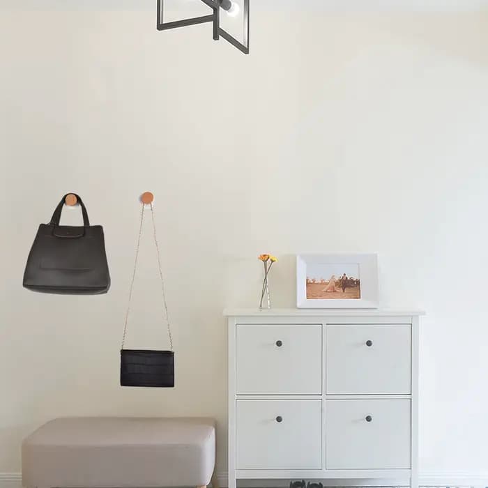 Crochet en bois, crochet mural en bois de forme géométrique, cintre en bois pour suspendre des vêtements, des chapeaux, des foulards et des serviettes dans la chambre à coucher,