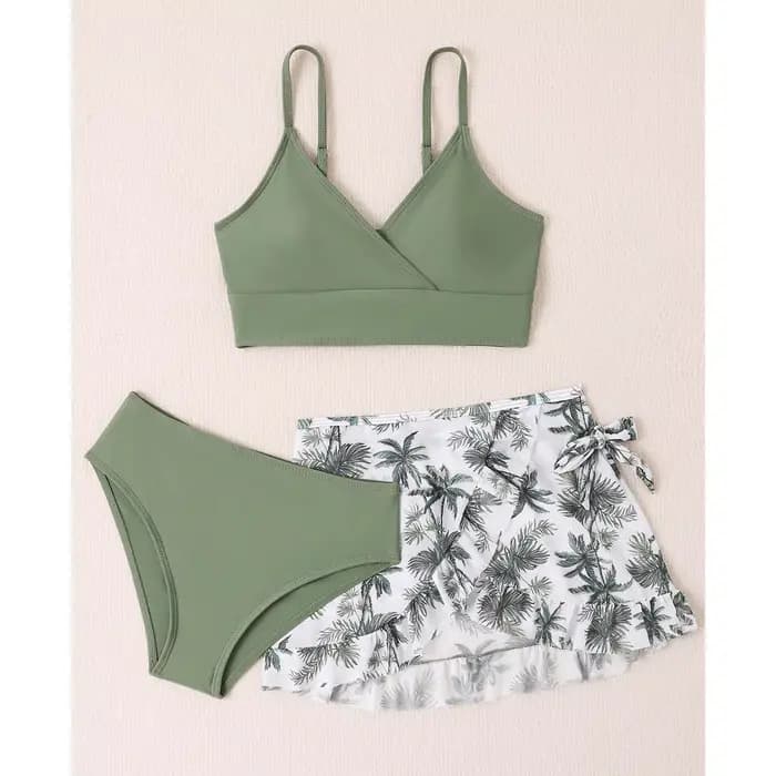 Enfants filles maillot de bain ensemble Bikini Bralette