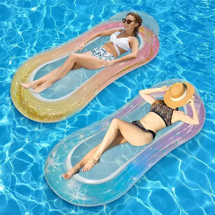 Chaise longue gonflable pour piscine adulte