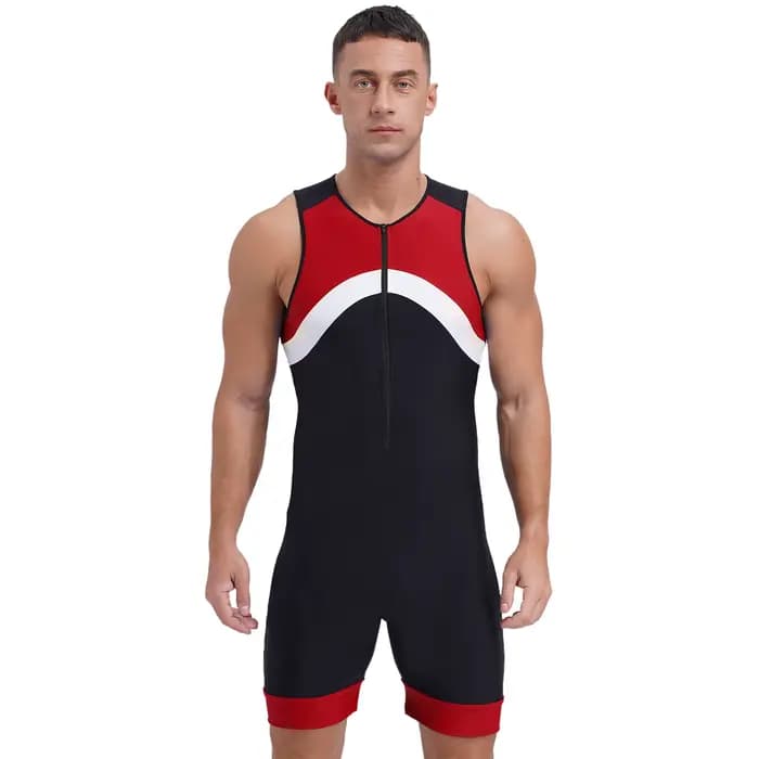 IEFiEL hommes une pièce maillot de bain combinaison