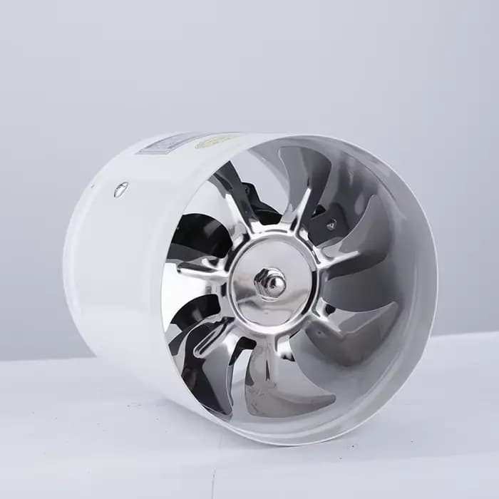 Ventilateur d'air de 4 pouces pour la maison et la cuisine, ventilateur d'extraction en métal pour tuyaux, mini extracteur, ventilateur mural pour salle de bain et toilettes, ventilateur de conduit