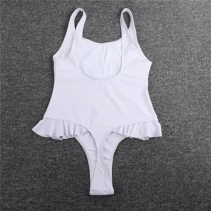 VIGOCASEY − Maillot de bain une pièce à volants