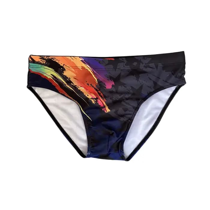 Sexy hommes slip de bain nouvelle impression taille basse maillot