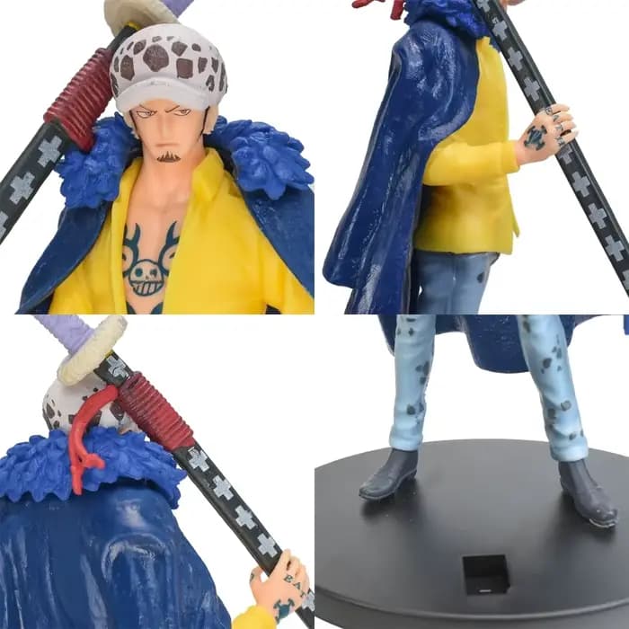 Figurine de dessin animé 18cm/7.1 pouces, une pièce DXF Wano Country Trafalgar Law, modèle de Collection en PVC, poupées, jouet pour cadeau 18cm