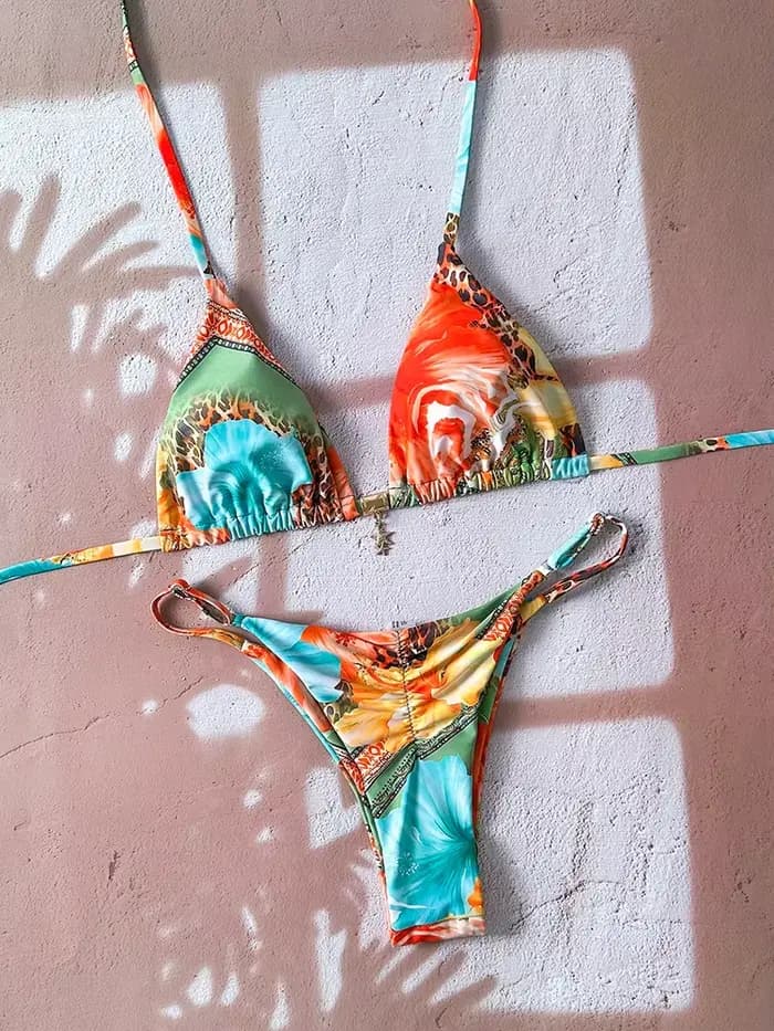 Micro bikini pour femmes, maillot de bain deux pièces, vêtements de bain pour femmes, maillot de bain 2026, sexy, imprimé léopard, push-up, string, ensembles de bikinis, vêtements de plage, été