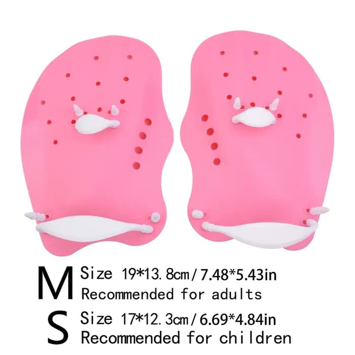 Palmes de natation noires pour enfants et adultes