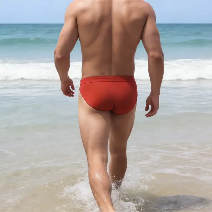 Maillot de bain bikini pour homme, short de bain sexy, slip de bain, sunga masculinas, maillot de bain classique, short de plage