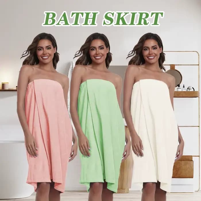 Jupe de bain pour femme, douce et douce pour la peau, avec une variété de couleurs, accessoires de salle de bain, de plage et de piscine, 1 pièce