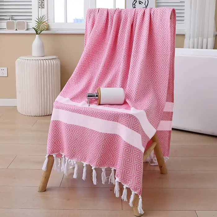 Grande couverture de serviette de plage turque