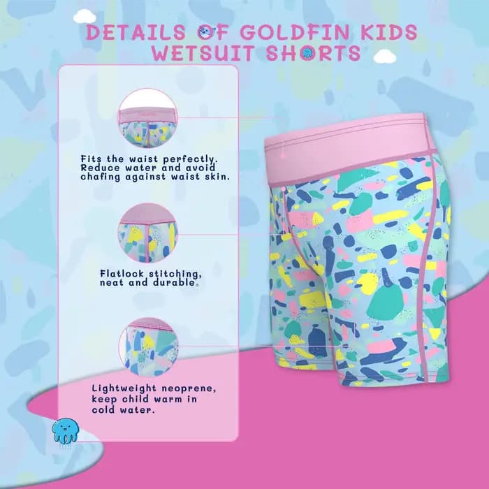 Combinaison de plongée en néoprène pour enfants, short de maillot de bain pour garçons et filles, pantalon court pour sports nautiques, surf, plongée en apnée, kayak, 2mm