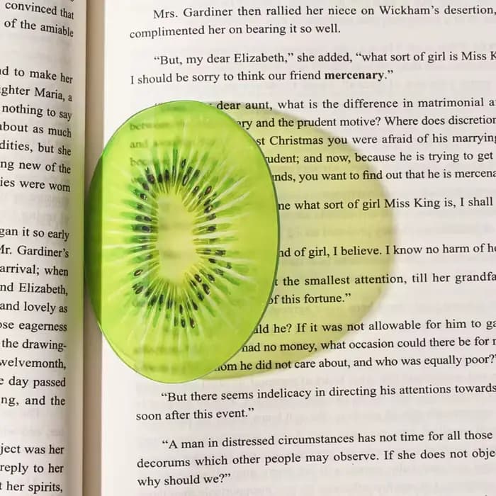 Marque-page Fruits Simulés Mignon et Créatif, Papeterie pour Étudiants, Bureau, Collection de Livres, Cadeau d'Anniversaire, Décoration de Bureau