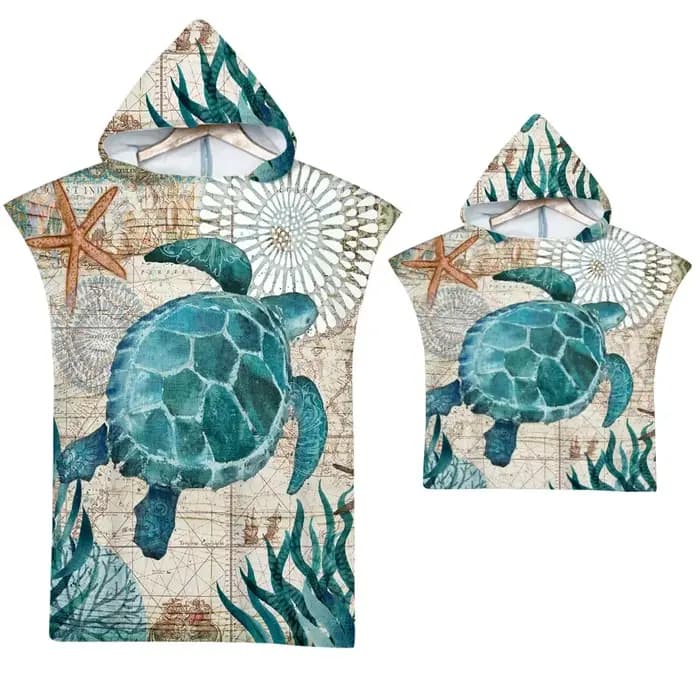 Serviette de bain tortue de mer