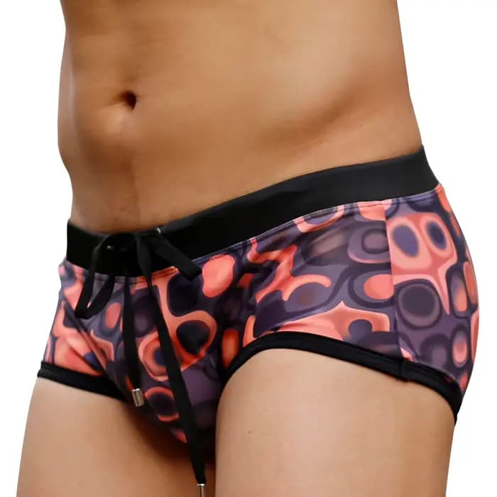 Culotte de bain marron pour hommes