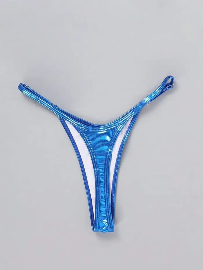 Maillot de bain sexy taille basse pour femme, culotte tanga, bikini, culotte de natation astronomique