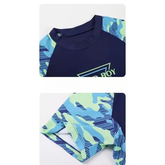 Maillot de bain deux pièces pour garçons, collection été 2026, short de bain à séchage rapide, protection solaire, confortable, ensemble de natation pour enfants