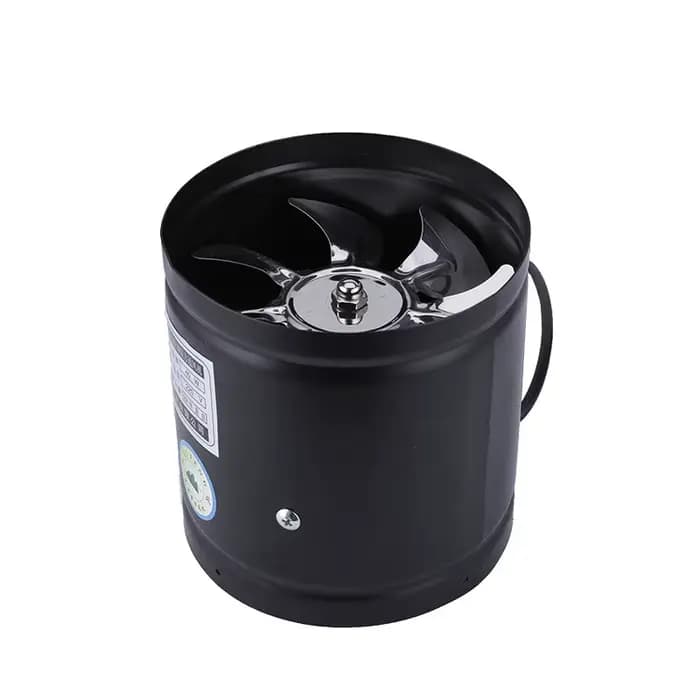 Ventilateur d'air de 4 pouces pour la maison et la cuisine, ventilateur d'extraction en métal pour tuyaux, mini extracteur, ventilateur mural pour salle de bain et toilettes, ventilateur de conduit
