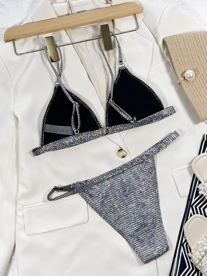 Maillot de bain femme été 2026 à sequins