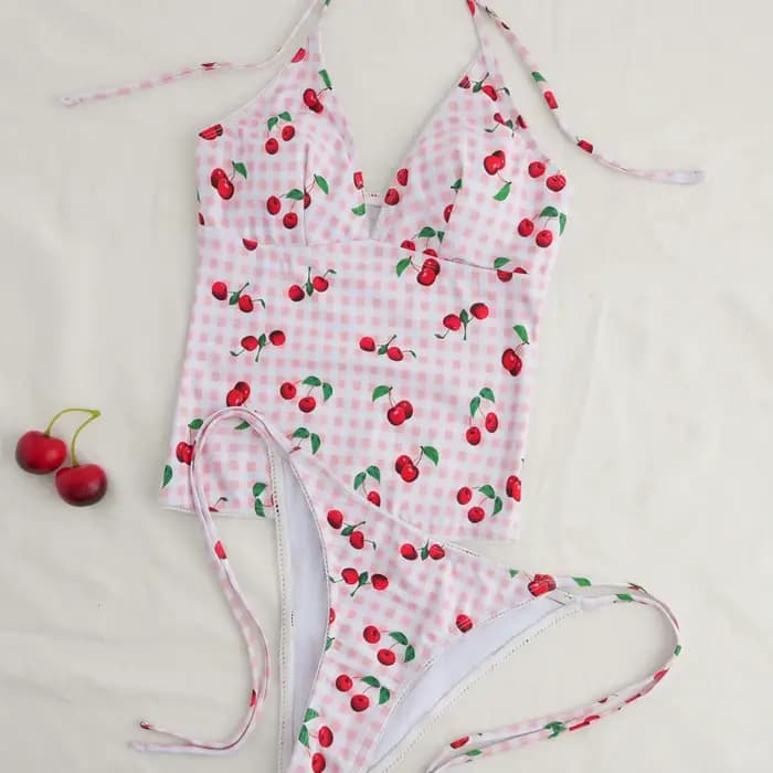 Maillot de bain deux pièces Fresh Cherry