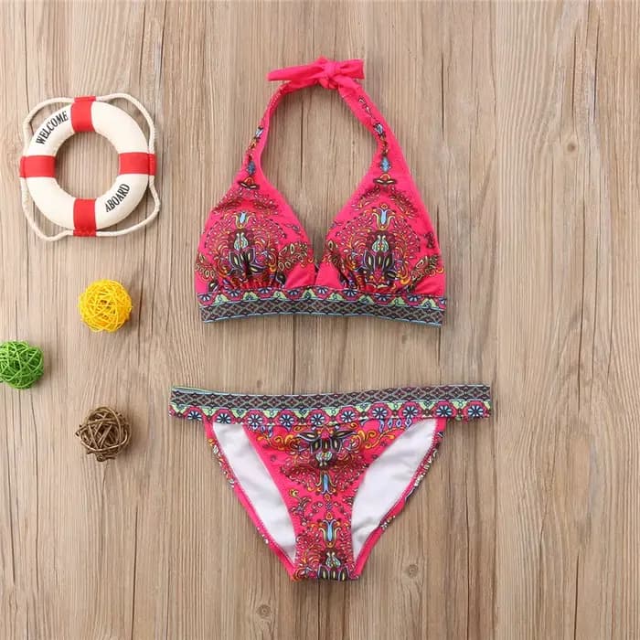 Style Vintage Bikini 2025 imprimé fleuri