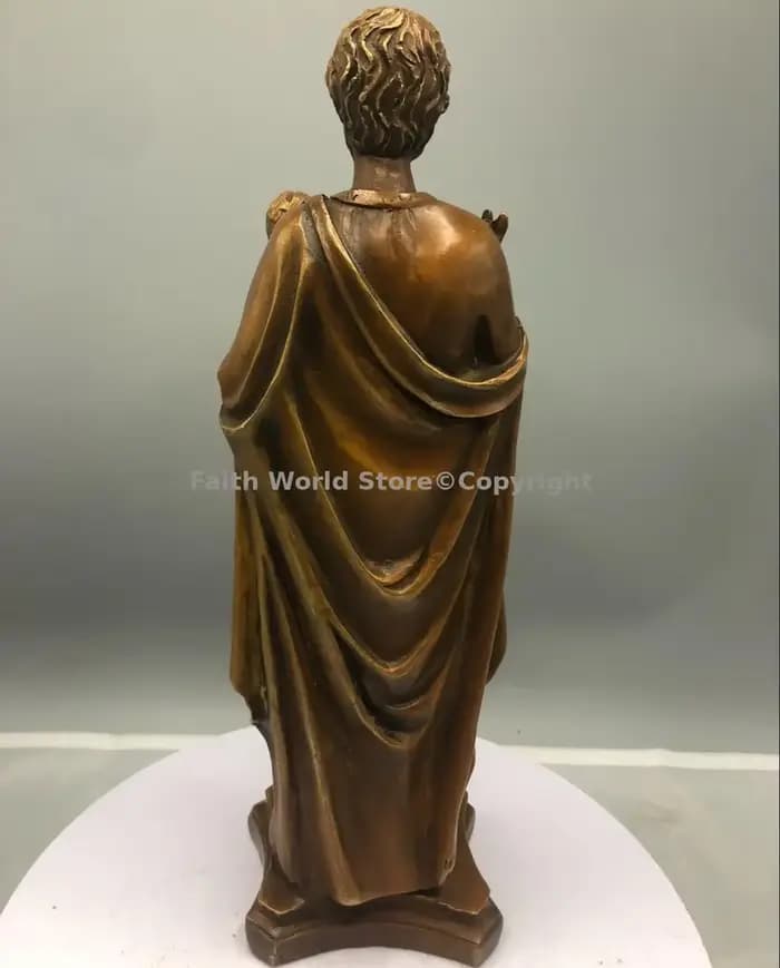 Statue en bronze illimitée du Sauveur Jésus-Christ, statue sacrée du Catholicisme, Saint Père et Fils, décoration de la maison, collection supérieure