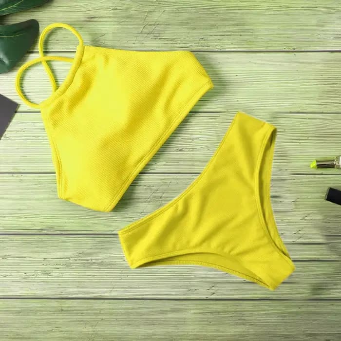 Bikini 2023 Sexy maillot de bain pour femme femmes côtelé