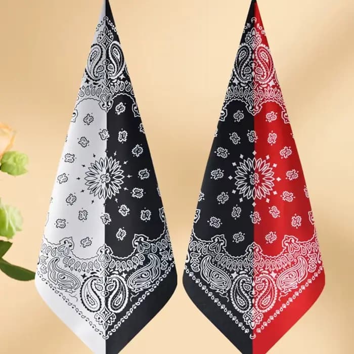 Mode Hip Hop imprimé Bandana d'homme femmes bandeaux d'extérieur bandeau de cheveux enveloppes de poignet foulards de cheveux accessoires de cheveux de haute qualité