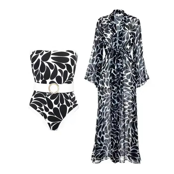 Maillot de bain une pièce imprimé pour femme