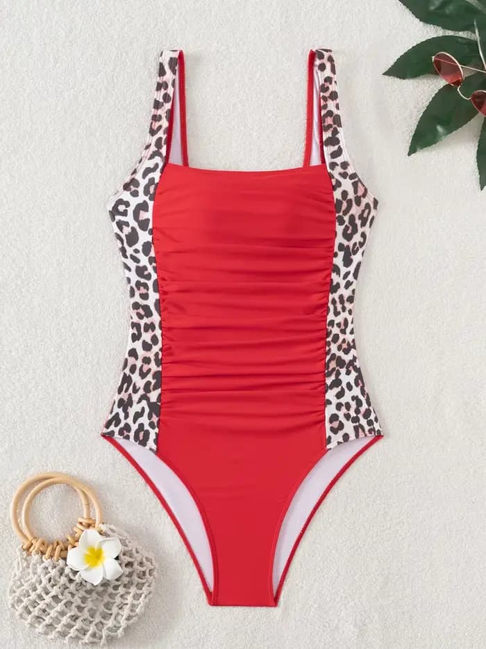 Léopard maillot de bain femmes 2026 une pièce mince maillots