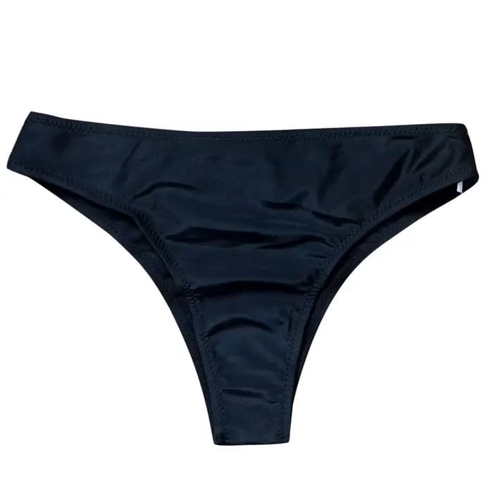 Femmes Vintage imprimé taille basse brésilien Bikini bas maillots de bain slips maillots de bain brésilien Bikini bas côté cravate string bain